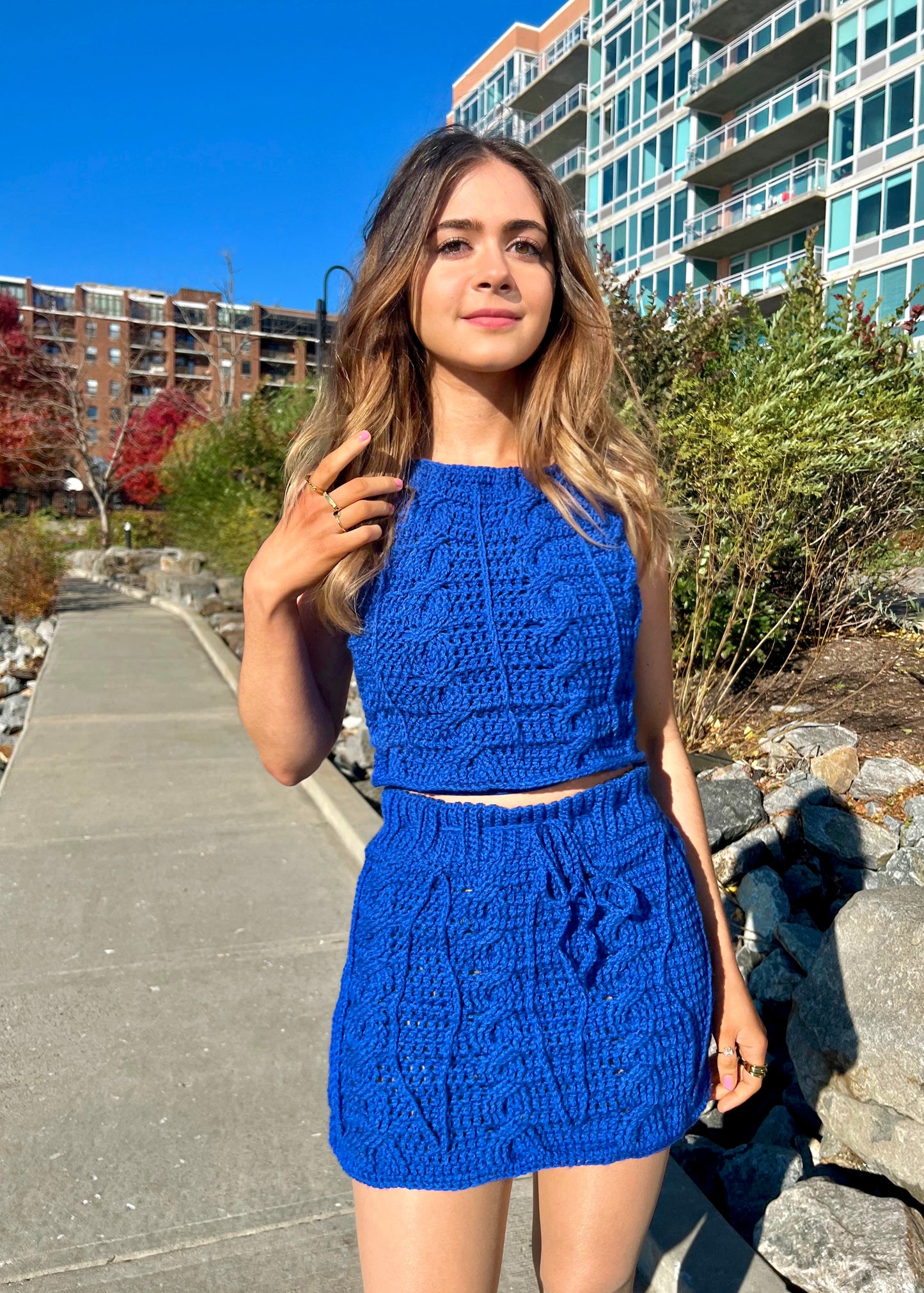 Aura Top + Skirt Set Crochet Pattern
