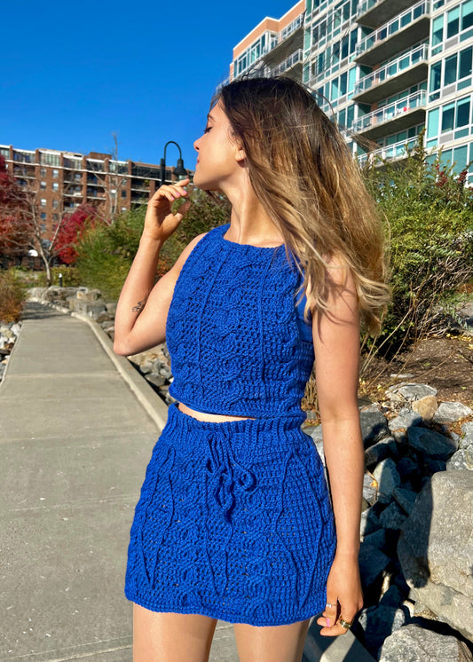 Aura Top + Skirt Set Crochet Pattern