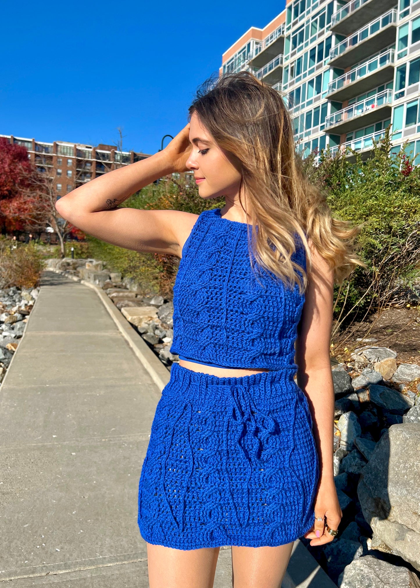 Aura Top + Skirt Set Crochet Pattern