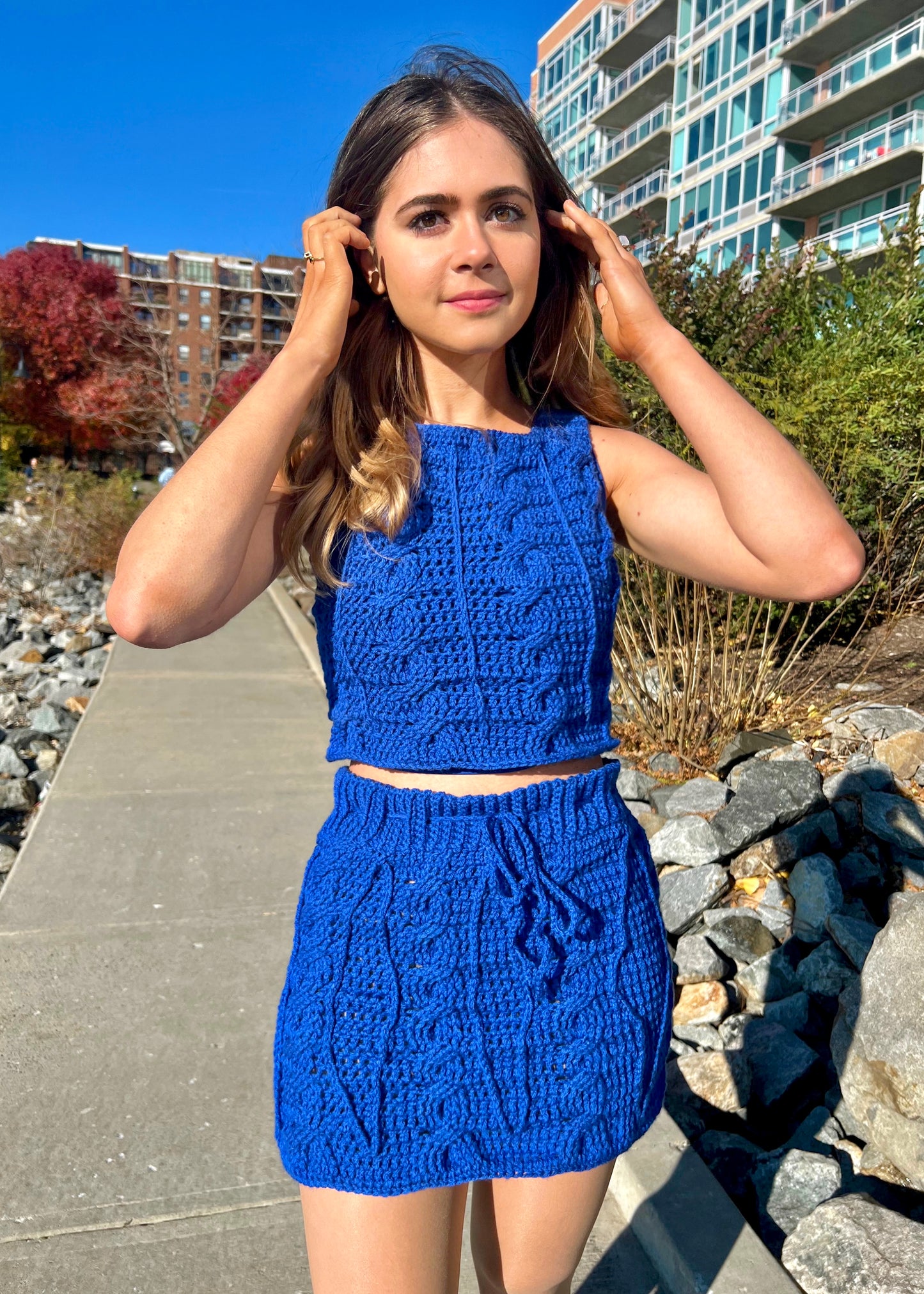 Aura Top + Skirt Set Crochet Pattern