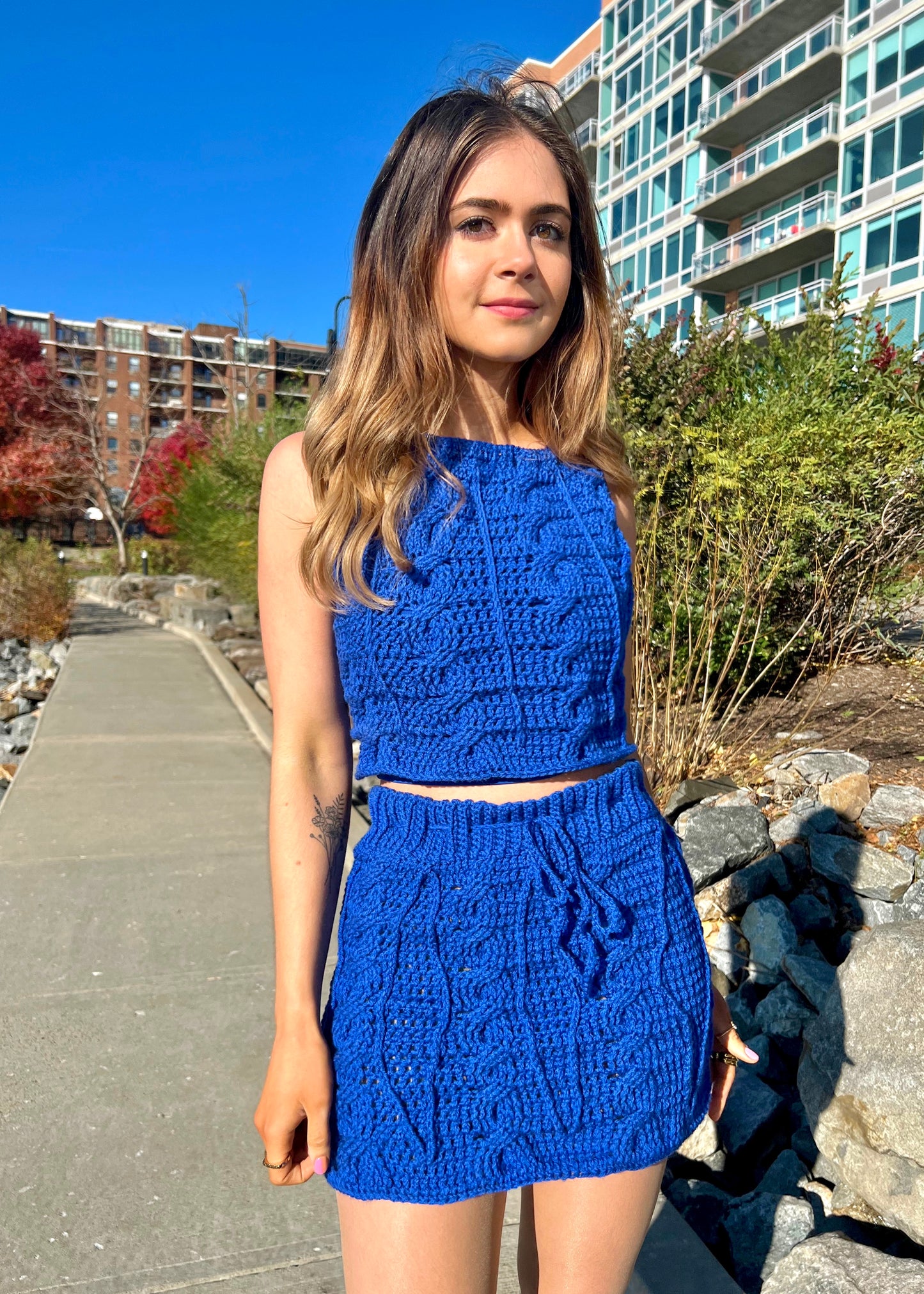 Aura Top + Skirt Set Crochet Pattern