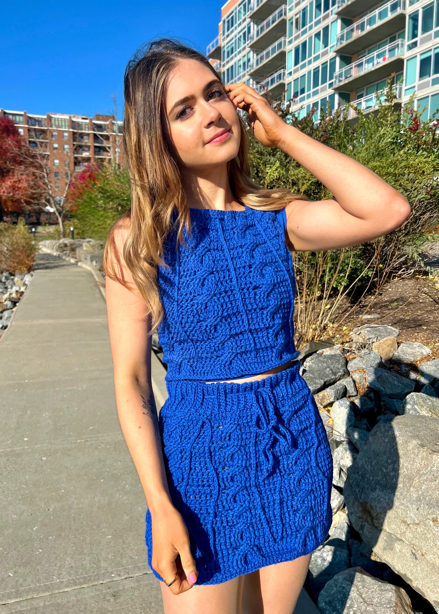 Aura Top + Skirt Set Crochet Pattern