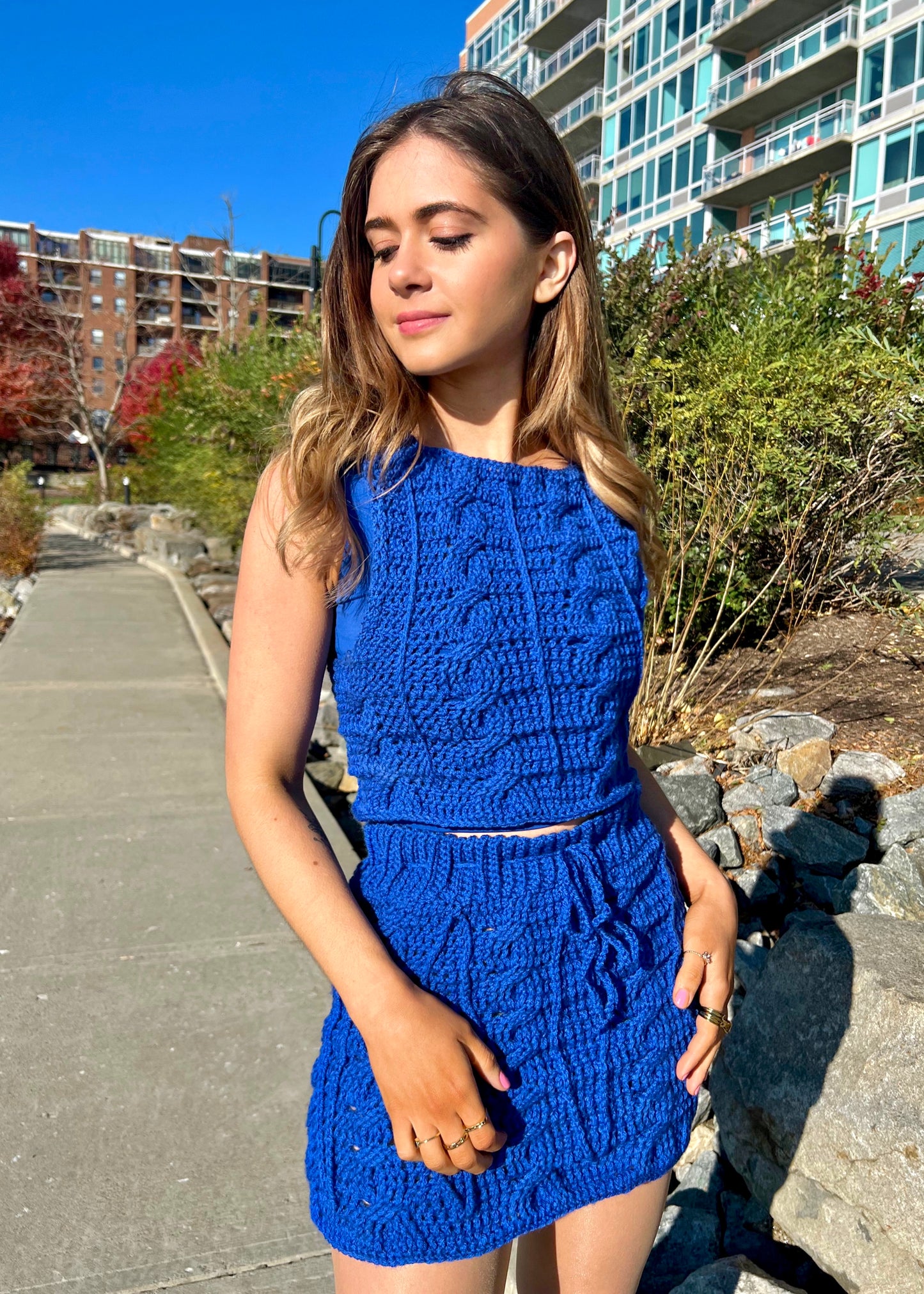 Aura Top + Skirt Set Crochet Pattern