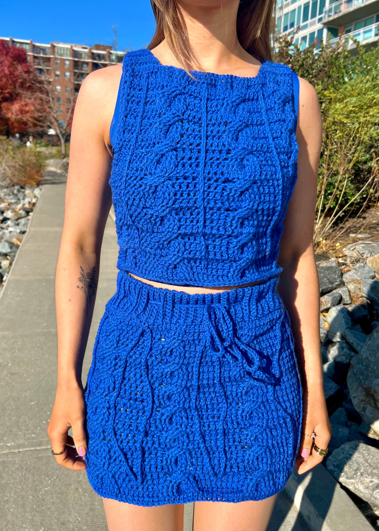 Aura Top + Skirt Set Crochet Pattern
