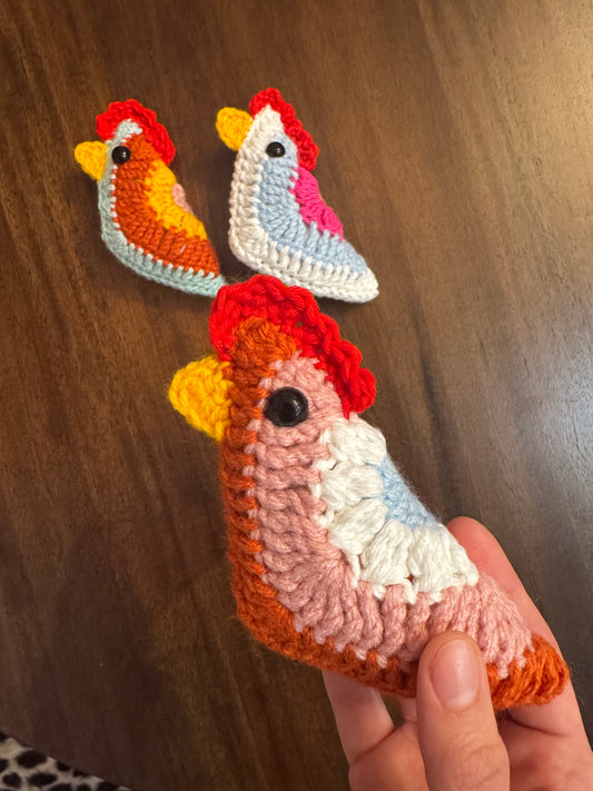 Granny Square Chicken Crochet Pattern