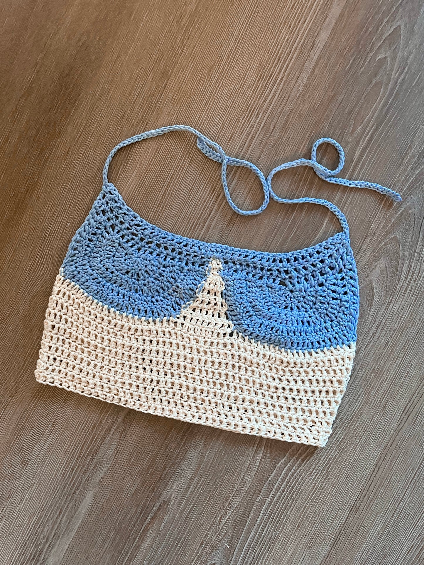 Padrão de Crochê Laguna Top