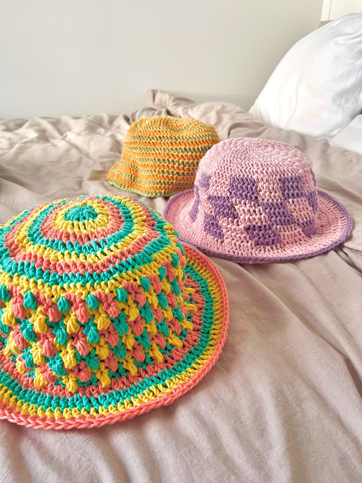 Padrão de Crochê Rita Bucket Hat