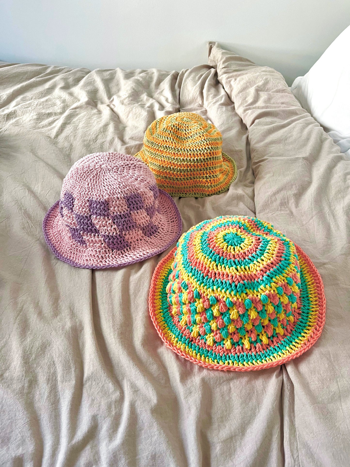Padrão de Crochê Rita Bucket Hat