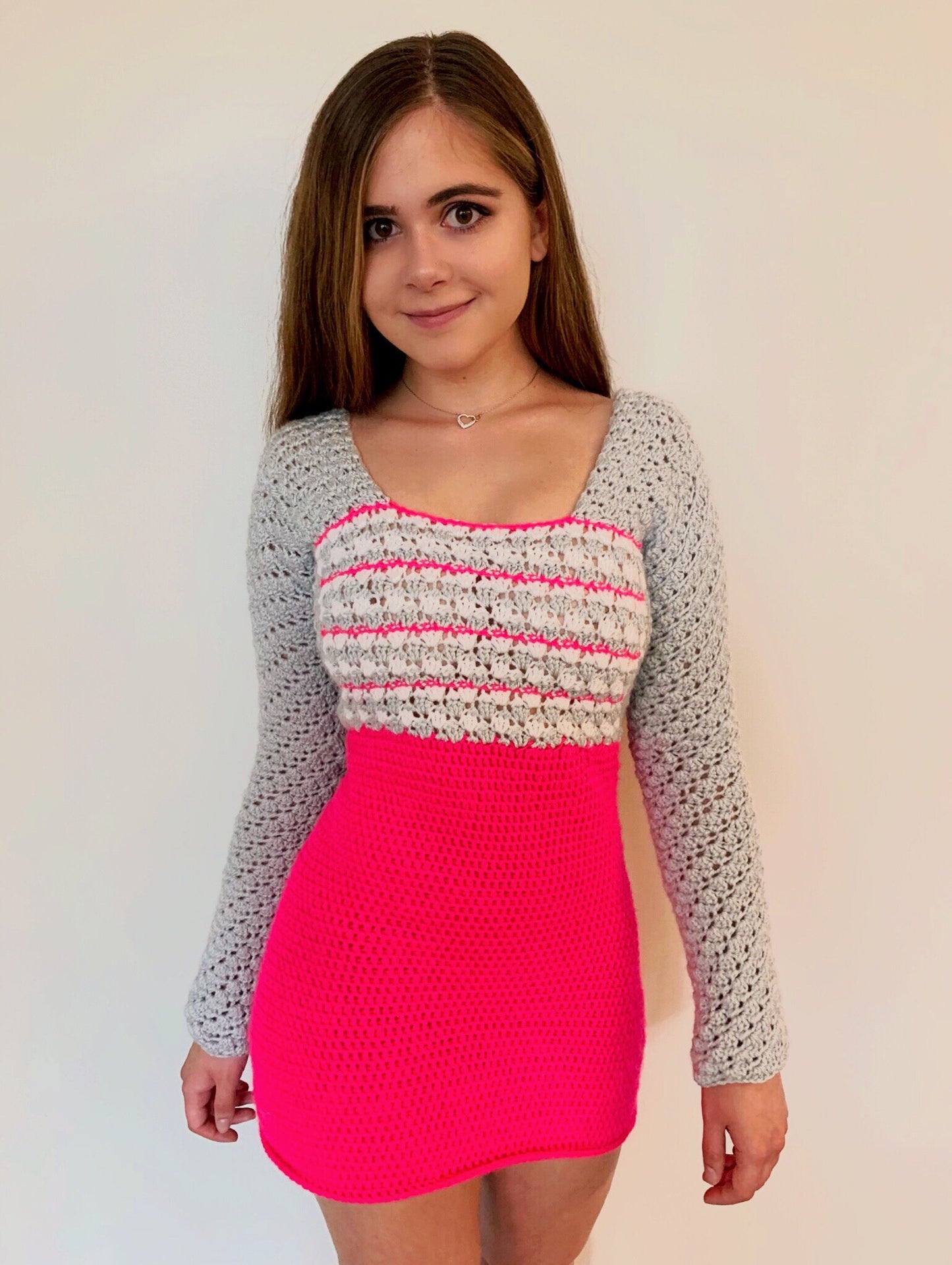 Padrão de Crochê - Vestido Roseau