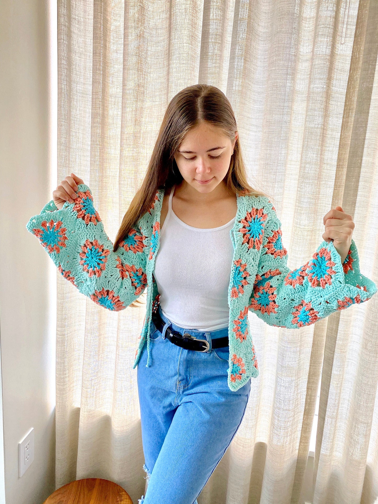 Crochet Pattern - Seaside Cardigan