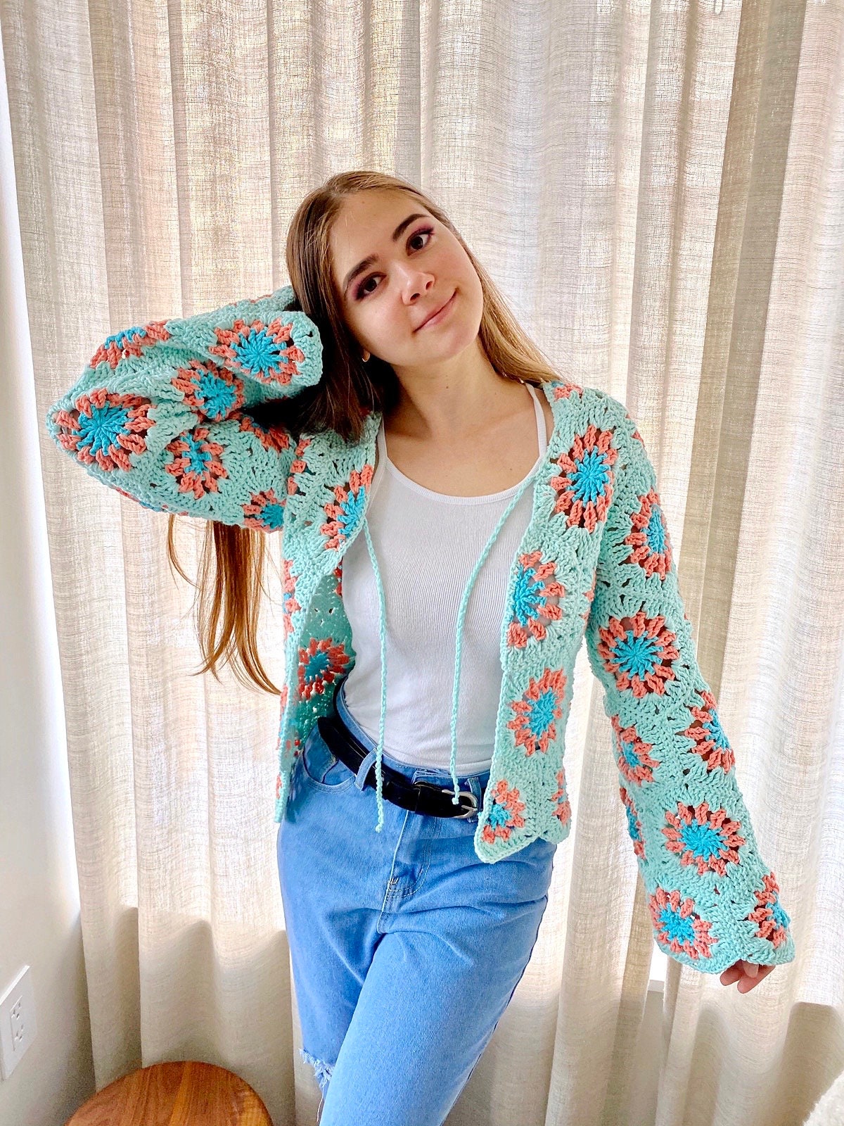 Crochet Pattern - Seaside Cardigan