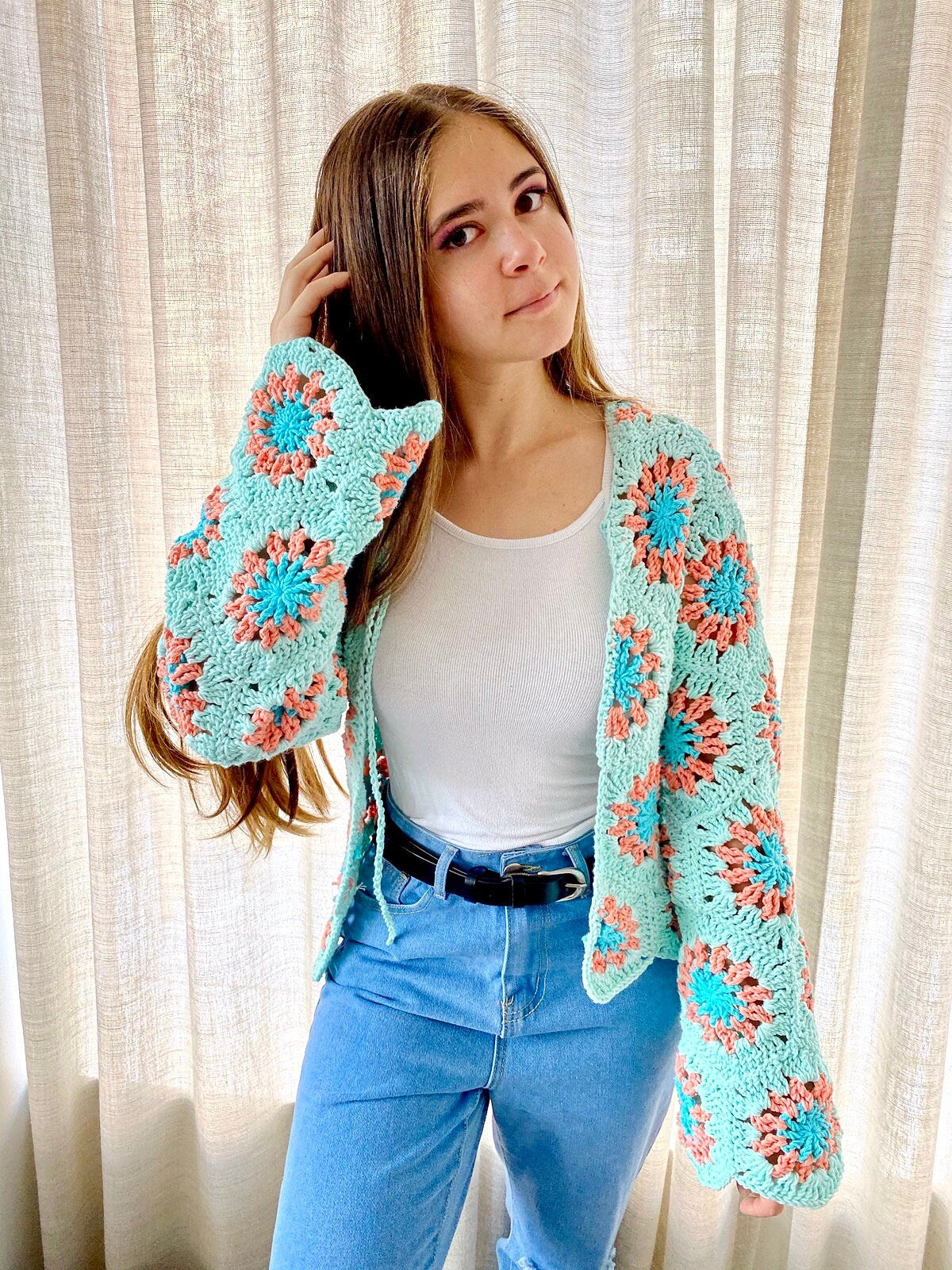 Crochet Pattern - Seaside Cardigan