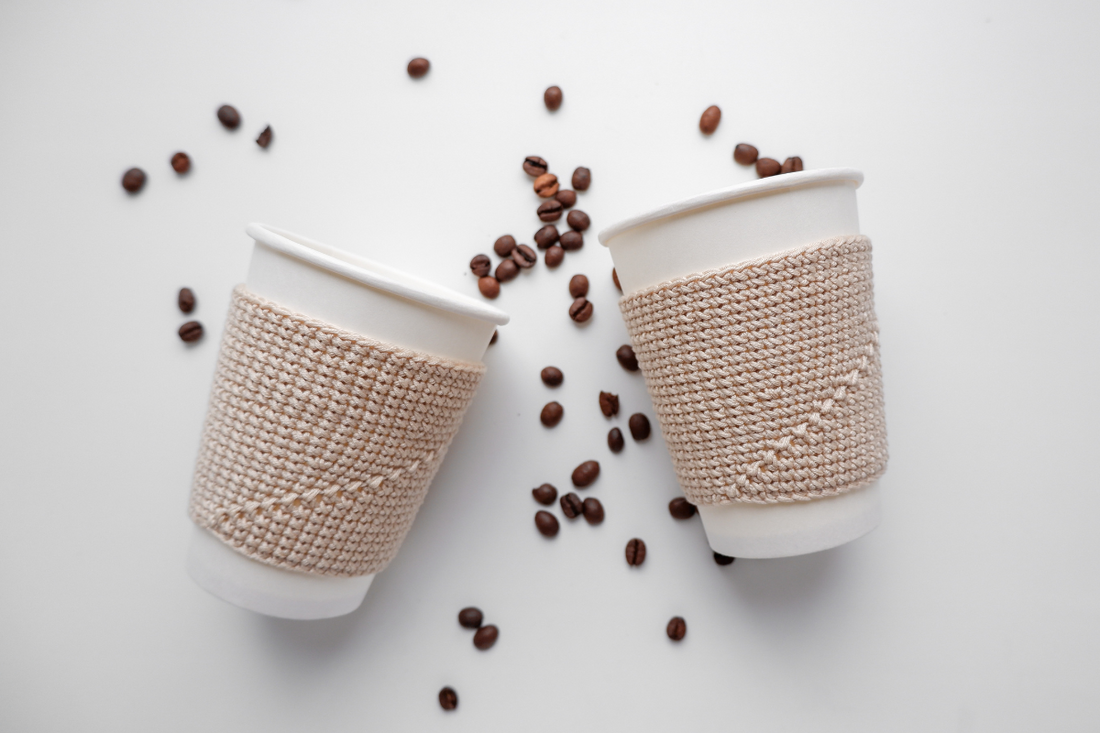 Crochet Cup Cozy Pattern (How to Crochet a Cup Cozy)