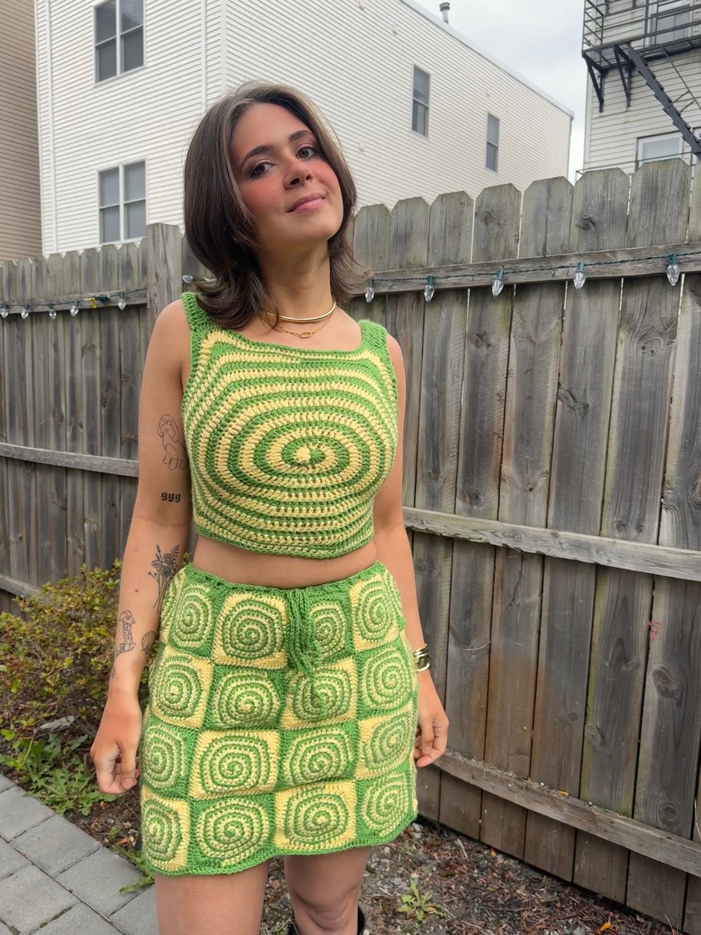 Camellia Skirt Crochet Pattern