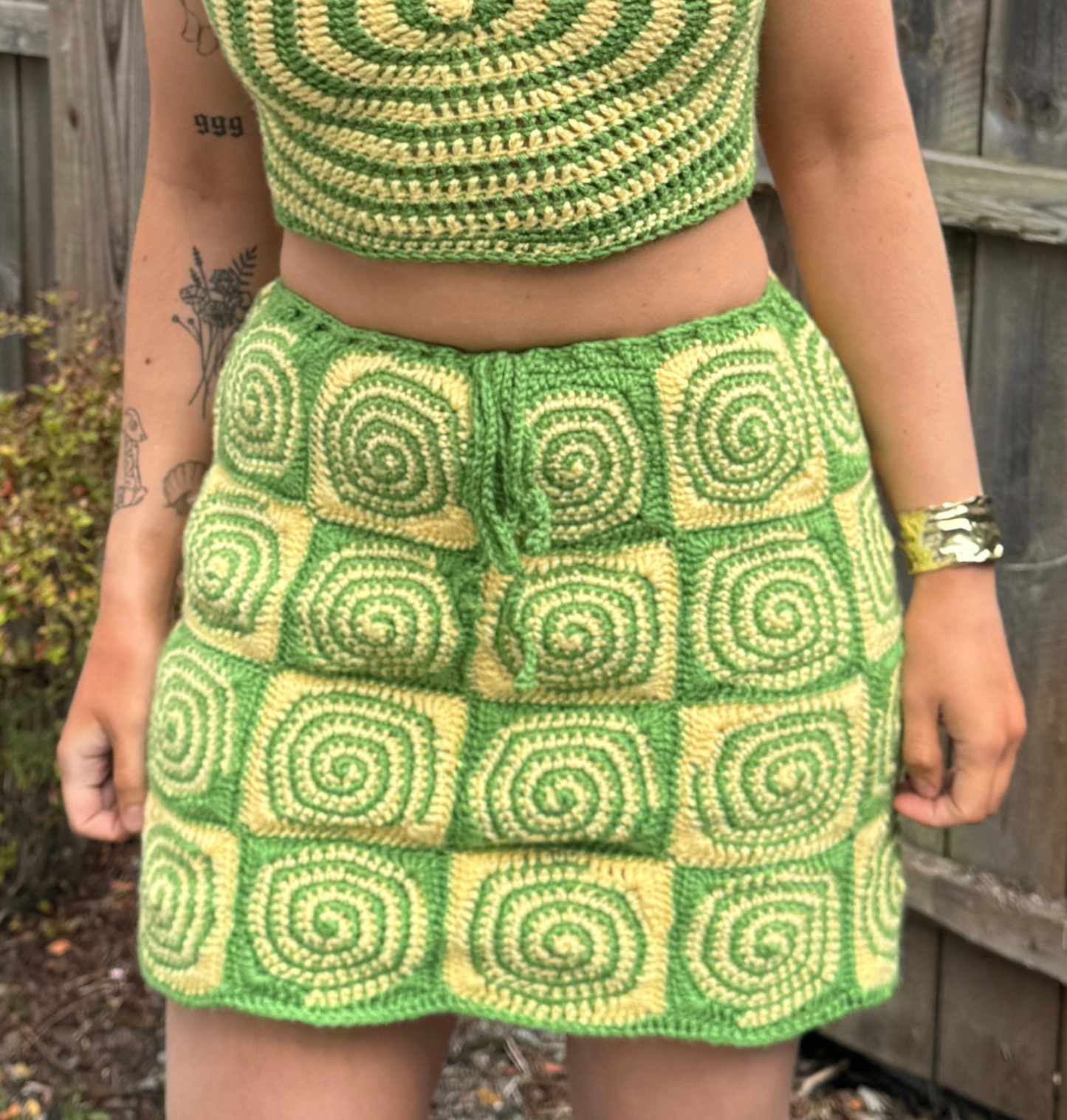 Camellia Skirt Crochet Pattern