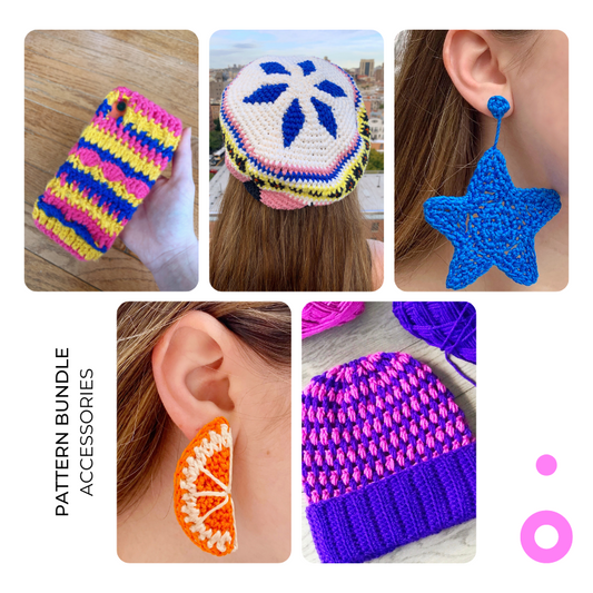 Accessories Crochet Pattern Bundle