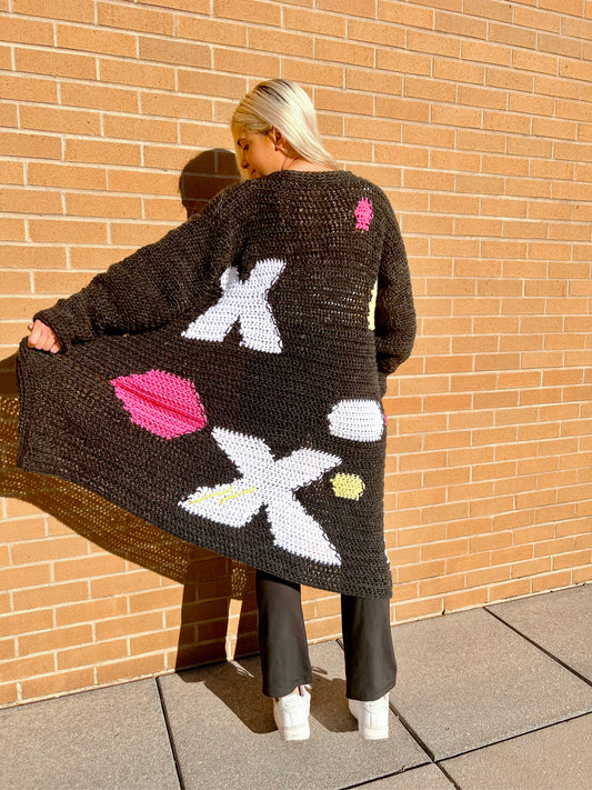 XO Cardigan Crochet Pattern