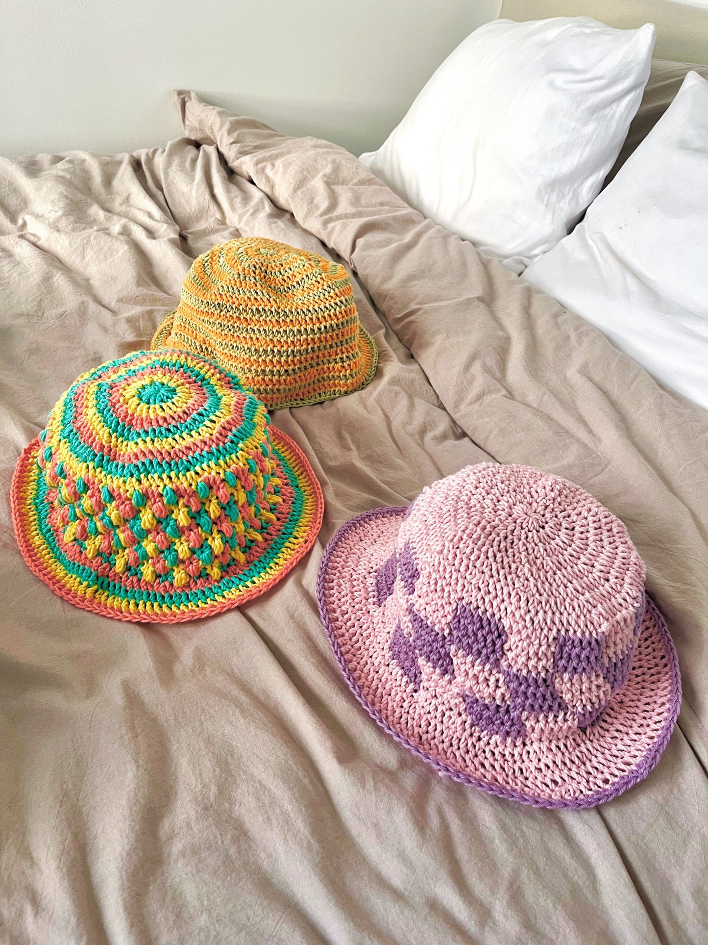 Padrão de Crochê Rita Bucket Hat