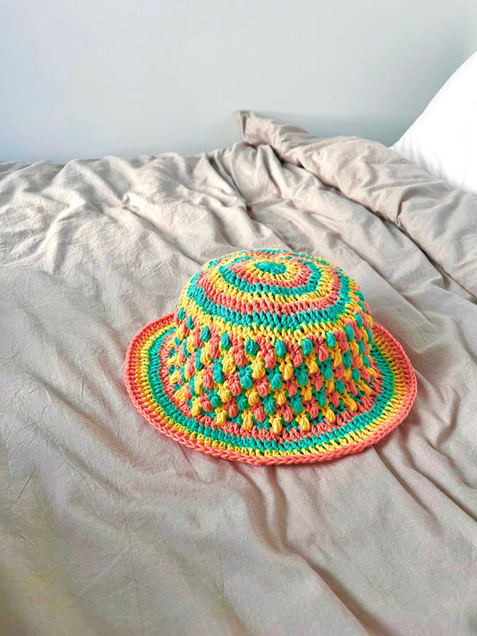 Padrão de Crochê Rita Bucket Hat