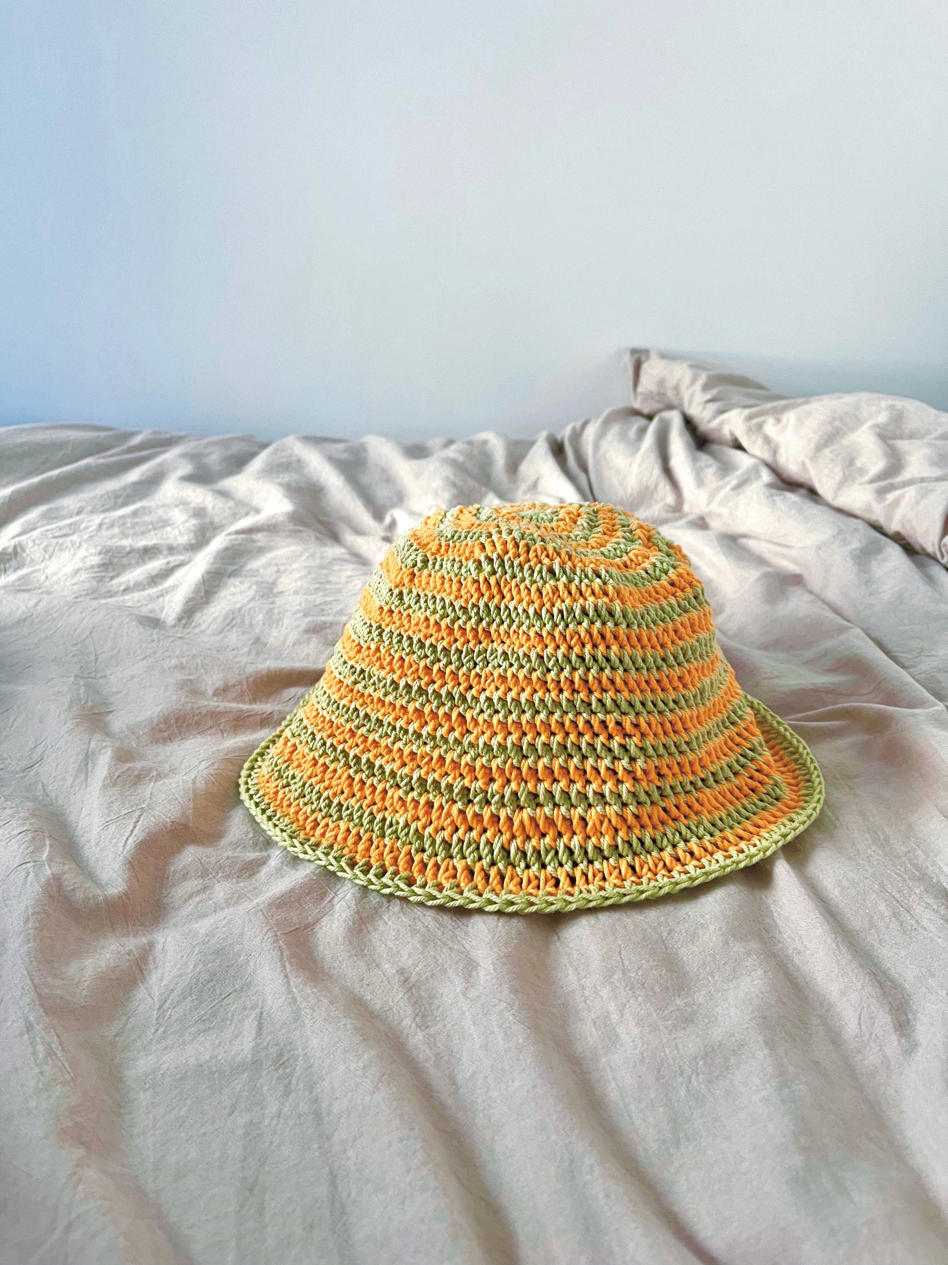 Crochet Raffia Sun Hat