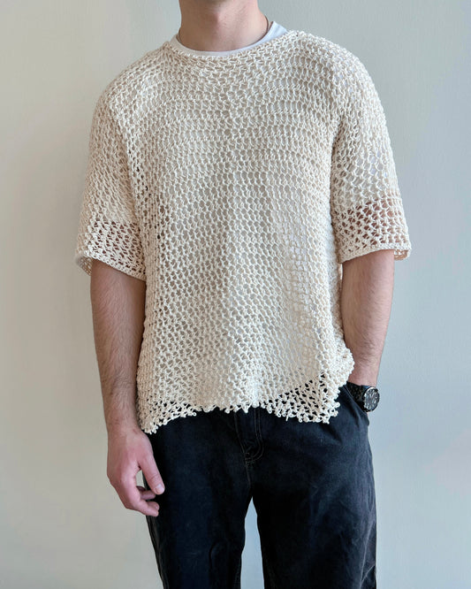 Crochet for Men, Fishnet Shirt, Crochet Shirt, See Through Shirt, Crochet  Top Patterns, Tshirt Men, 21st Birthday Gift for Him -  Hong Kong