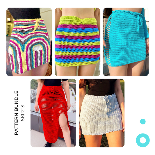Skirts Crochet Pattern Bundle