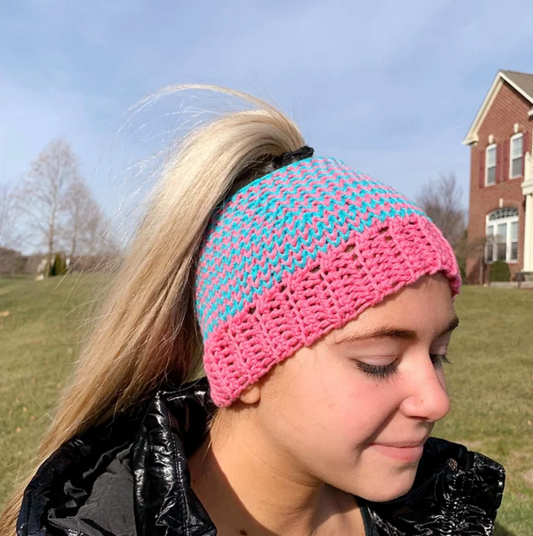 Gorro de Magnólia Padrão de Crochê