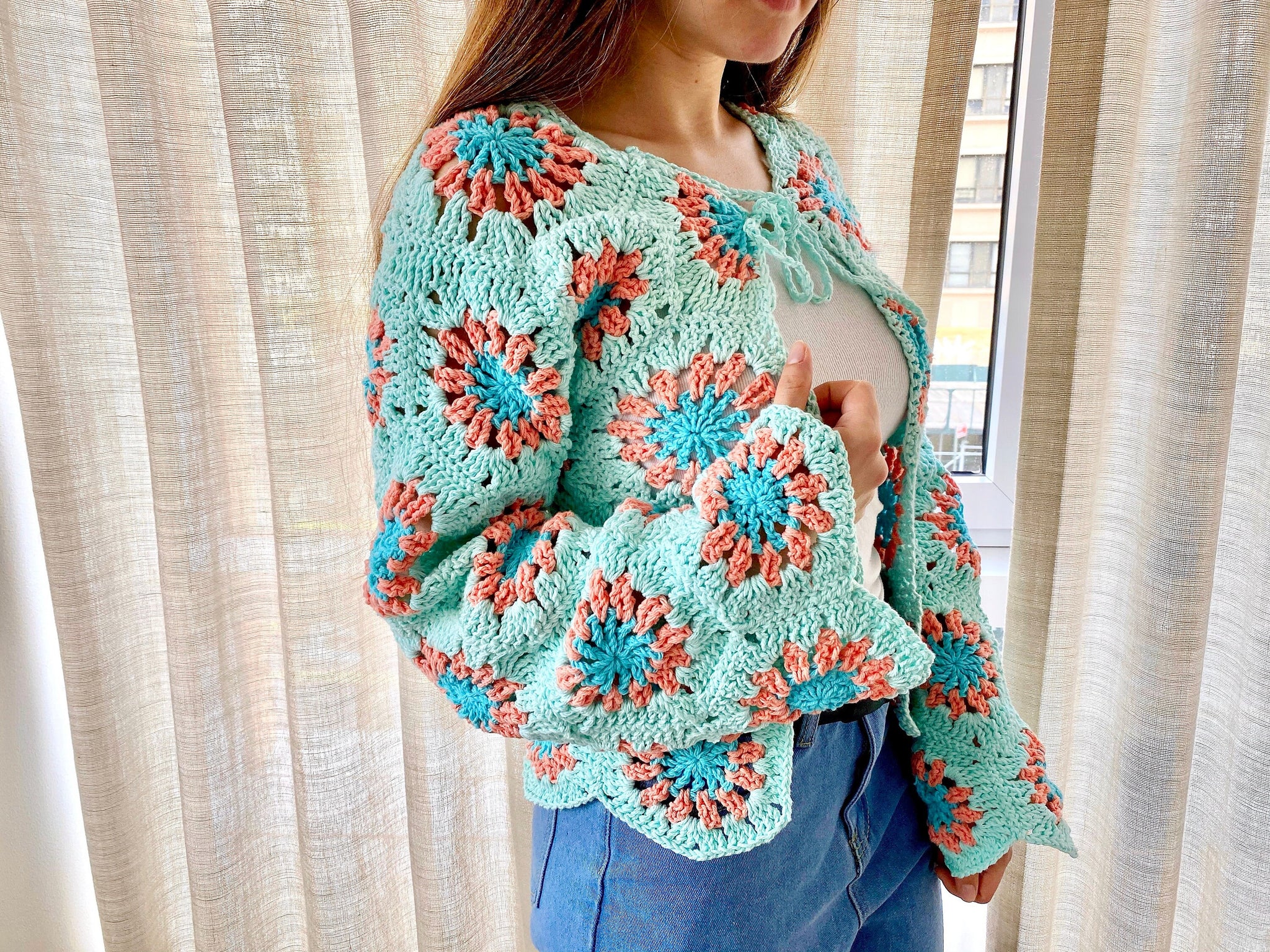Oasis Crochet Cardigan